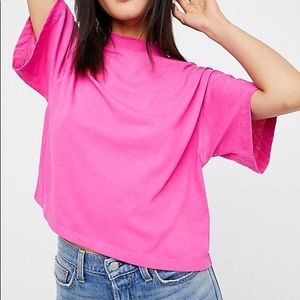 Free People Need You Tee - Fuschia